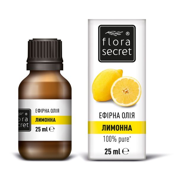 Эфирное масло Flora Secret лимонное 25 мл