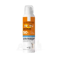 Солнцезащитный ультралегкий водостойкий спрей-мист La Roche-Posay Антелиос Dermo-Kids SPF 50+ для чувствительной кожи детей 125 мл