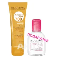 Набор Bioderma Photoderm Max Эмульсия 40 мл + Лосьон Bioderma Sensibio Н2О 100 мл