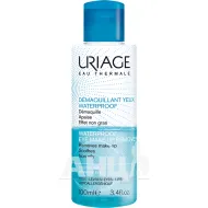 Двофазний засіб Uriage Waterproof Eye Make-Up Remover для зняття водостійкого макіяжу 100 мл