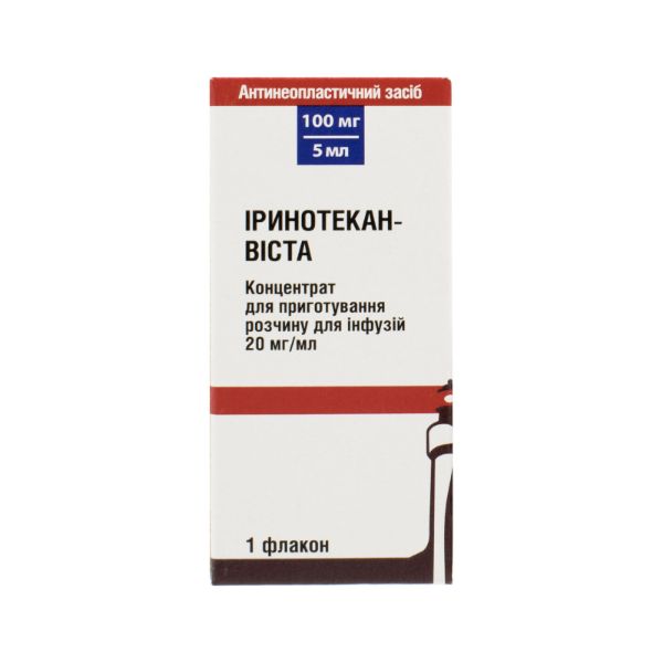 Іринотекан-Віста концентрат для розчину для інфузій 100 мг/5 мл флакон №1