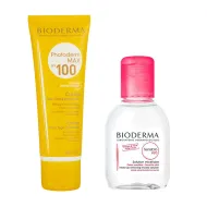 Набір Bioderma Photoderm МАХ тональний крем 40мл + Sensibio Н2О 100 мл