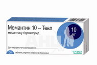 Мемантин-Тева таблетки вкриті плівковою оболонкою 10 мг блістер №30