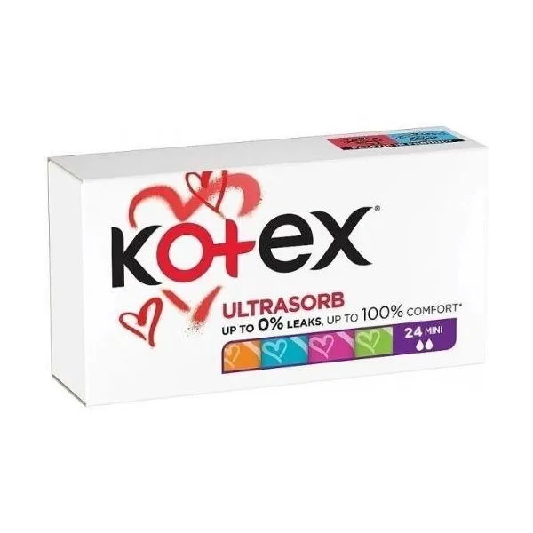 Тампони гігієнічні Kotex Mini №24