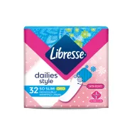 Щоденні гігієнічні прокладки Libresse DailyFresh Normal Deo з молочною кислотою №32
