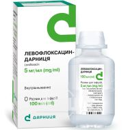 Левофлоксацин-Дарница раствор для инфузий 500 мг флакон 100 мл №1