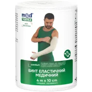 Бинт еластичний медичний Medtextile середньої розтяжності 4 м х 10 см