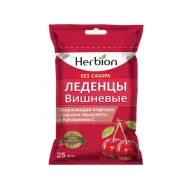 Хербіон льодяники без цукру вишневі №25