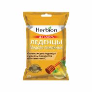 Хербион леденцы без сахара медово-лимонные №25