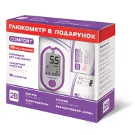 Глюкометр 2B Comfort + набір тест смужок №50 2 шт