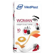 Набір пластирів МР MedPlast першої медичної допомоги woman №10