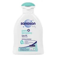 Дитяче гіпоалергенна олія Sanosan Pure & Sensitive для чутливої шкіри 200 мл