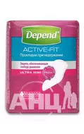 Урологические прокладки Depend ultra mini №12