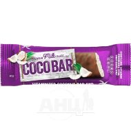 Батончик Coco Bar витаминизированный кокосовый в молочной глазури 40 г