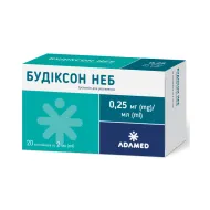 Будіксон Неб суспензія для інгаляцій 0,025% 2 мл №20