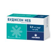 Будіксон Неб суспензія для інгаляцій 0,05% 2 мл №20