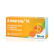 Алмагель М таблетки для розсмоктування м'ята №24