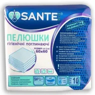 Одноразові пелюшки Sante Club 60х60 см №10