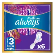 Гігієнічні прокладки Always Platinum Day&Night Розмір 3 №6