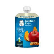 Пюре Gerber яблуко морква гарбуз з 6-ти місяців 150 г