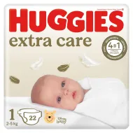 Підгузки Huggies Extra Care розмір 1 (2-5 кг) № 22