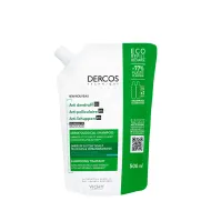 Шампунь від лупи Vichy Dercos Anti-Pelliculaire Anti-Dandruff Shampooing refill для нормального і жирного волосся, змінний блок 500 мл