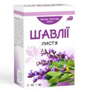 Шавлії листя пачка з внутрішним пакетом 40 г