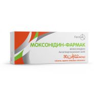 Моксонідин-Фармак таблетки вкриті оболонкою 0,2 мг блістер №30