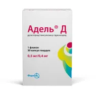 Адель С таблетки с модифицированным высвобождением 6 мг + 0,4 мг №30