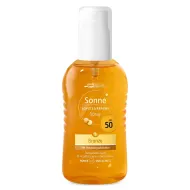 Набір Sonne Сонцезахисний водостійкий спрей-аерозоль Kids SPF 50+ для дитячої шкіри 150 мл та Спрей-аерозоль для підсилення засмаги 150 мл