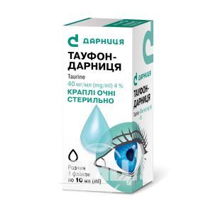 Тауфон-Дарница капли глазные раствор 4% флакон 10 мл
