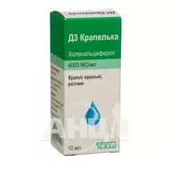 Д3 Капелька капли оральные 4000 МЕ/мл флакон-капельница 10 мл