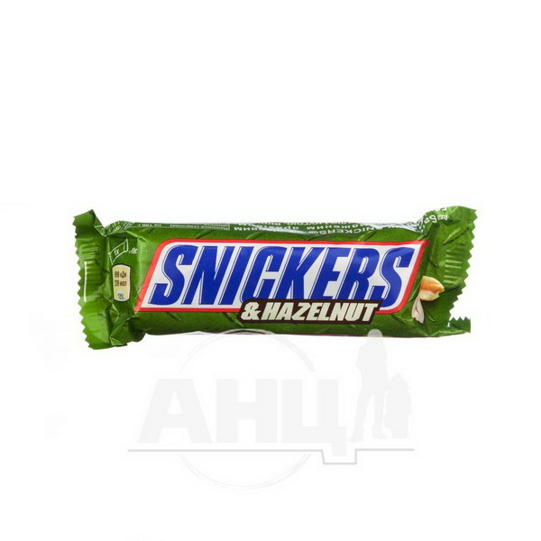 Батончик Snickers лесной орех 49 г