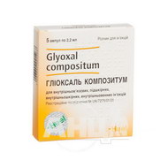 Гліоксаль композитум розчин для ін'єкцій ампула 2,2 мл №5