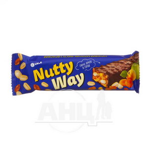 Батончик-мюсли Nutty Way ореховый с фруктами глазированный 40 г