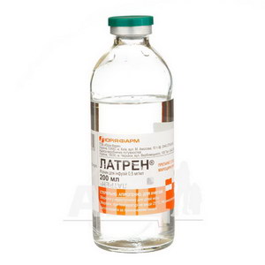 Латрен розчин для інфузій 0,5 мг/мл пляшка 200 мл