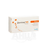 Діаглізид MR таблетки з модифікованим вивільненням 30 мг №30