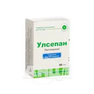 Улсепан ліофілізований порошок для розчину для ін'єкцій 40 мг флакон №1