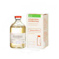 Альбумін-Біофарма розчин для інфузій 10 % пляшка 100 мл №1