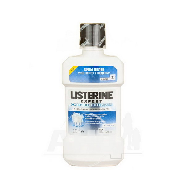 Ополаскиватель для ротовой полости Listerine expert экспертное отбеливание 250 мл