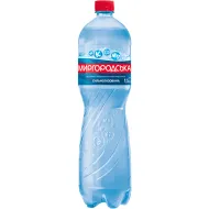 Вода минеральная питьевая лечебно-столовая Миргородская сильногазированная 1,5 л
