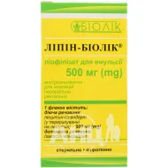Ліпін-Біолік порошок ліофілізований для приготування розчину 500 мг флакон №1