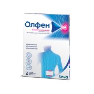 Олфен пластырь лечебный 140 мг/12 часов пакет №2