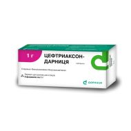 Цефтриаксон-Дарниця порошок для розчину для ін'єкцій 1 г флакон №5