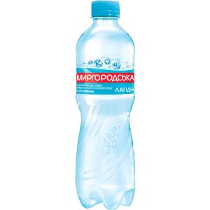 Вода мінеральна Миргородська лагідна слабогазована 0,5 л
