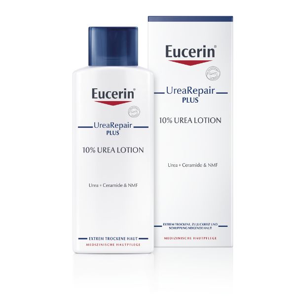 Насыщенный увлажняющий лосьон для тела Eucerin Repair для очень сухой кожи 10% урея 250 мл