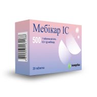 Мебикар IC таблетки 0,5 г №20