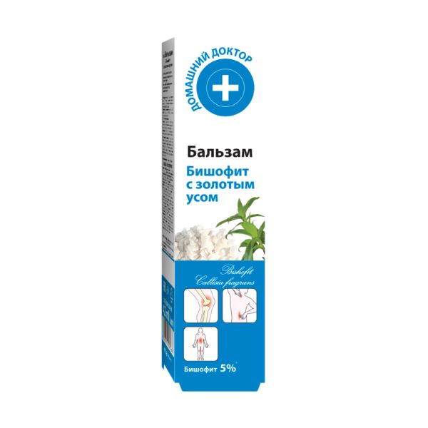 Бальзам Домашній Доктор бішофіт з золотим вусом 42 мл