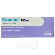 Бонвіва розчин для ін'єкцій 3 мг/3 мл шприц у комплекті з голкою №1