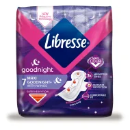 Прокладки жіночі гігієнічні Libresse Natural Care Maxi Goodnight №7